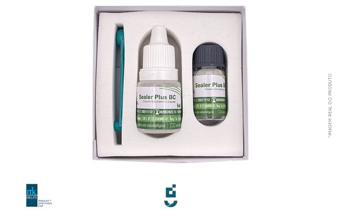 Cimento Biocerâmico Sealer Plus BC Pó/Líquido MK Life Dental Ápice A